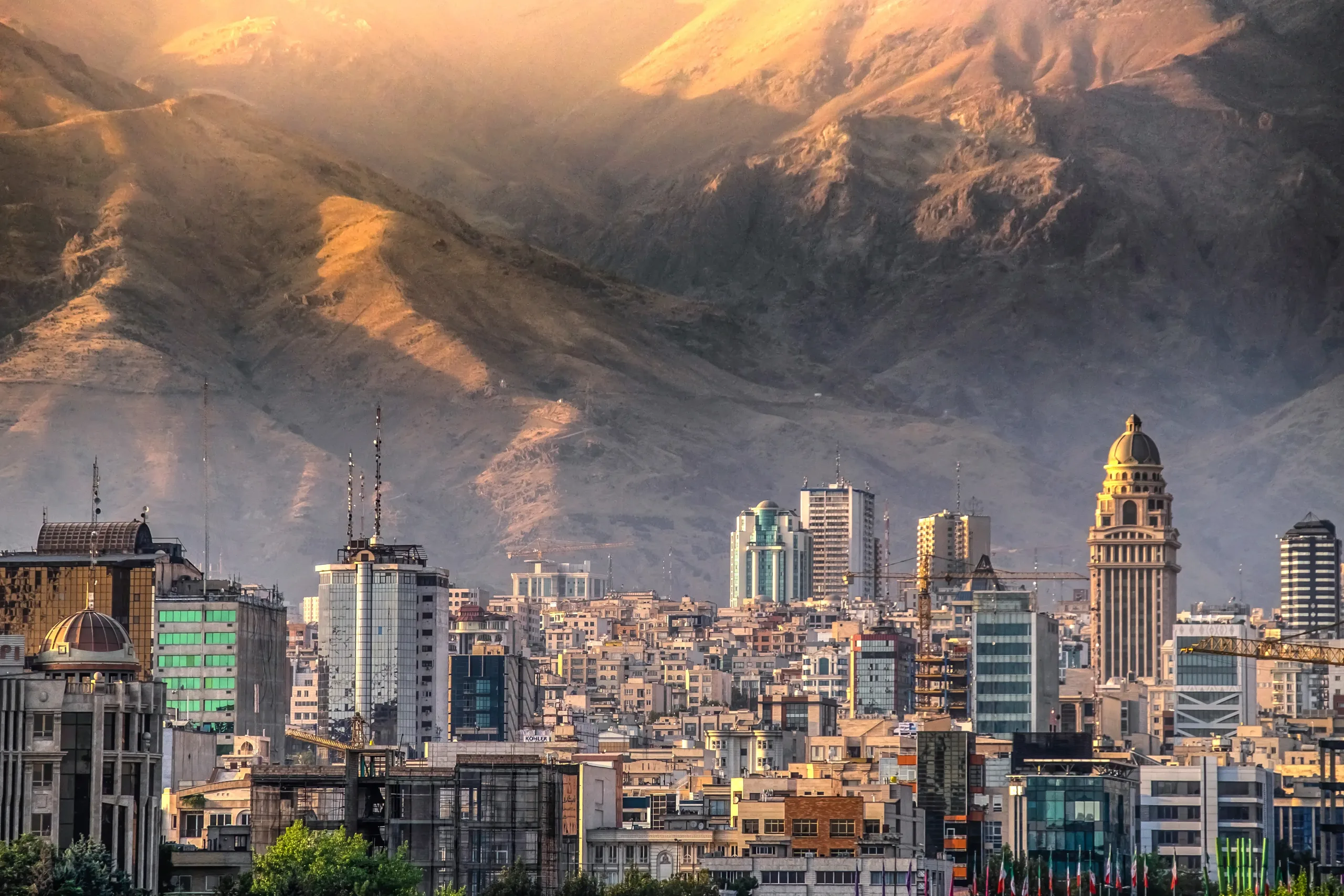 Tehran cityscape view